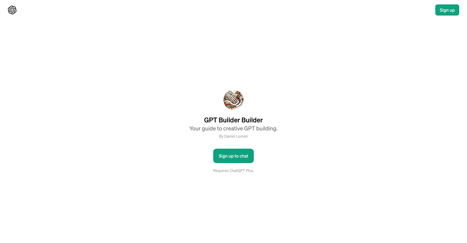 GPT Builder Builder website
