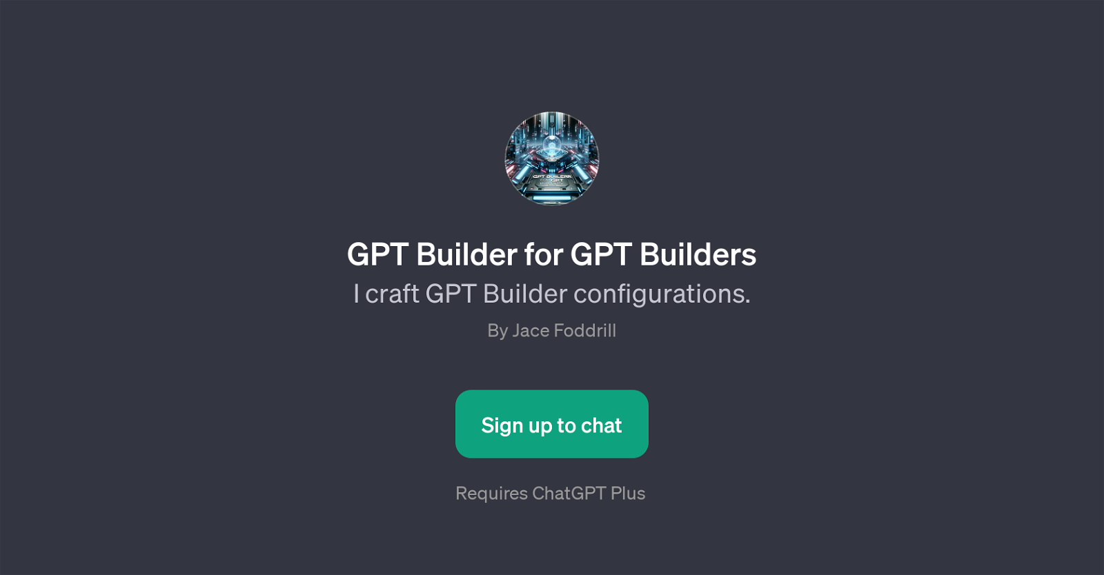 GPT Builder for GPT Builders website