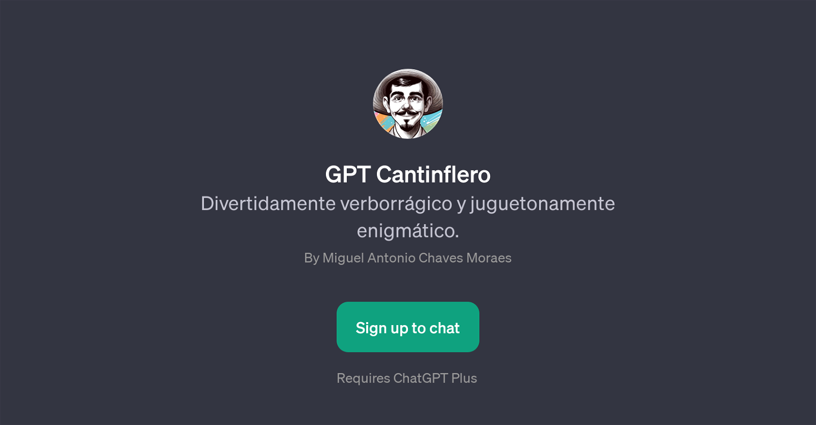 GPT Cantinflero website