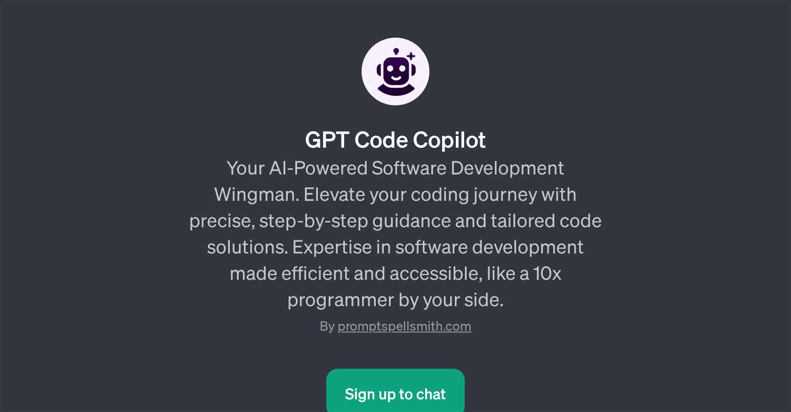 GPT Code Copilot website