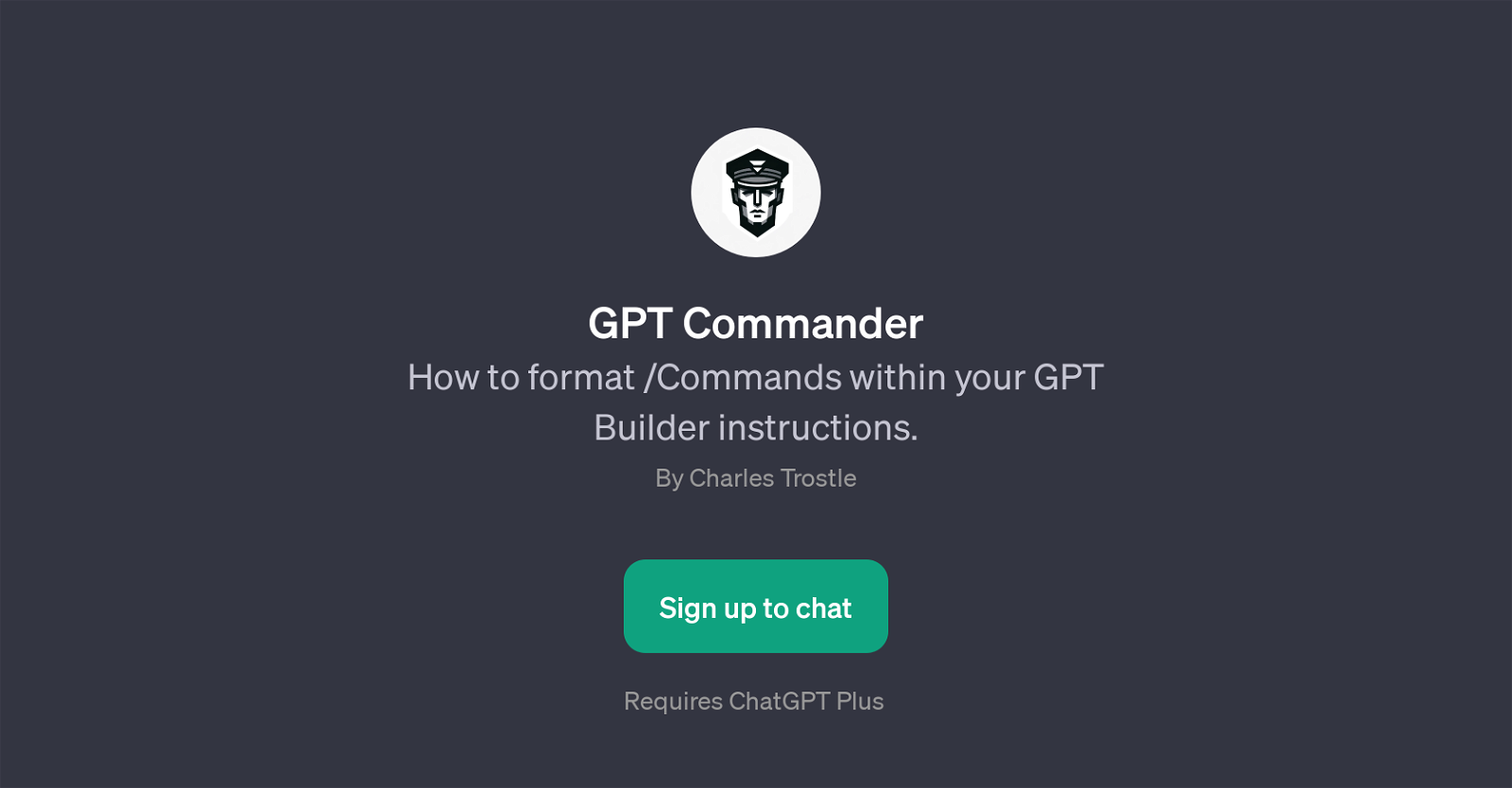 GPT Commander website