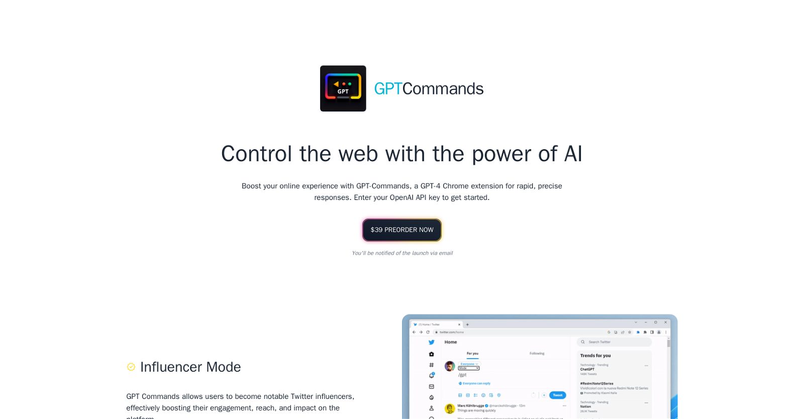 GPT Commands website