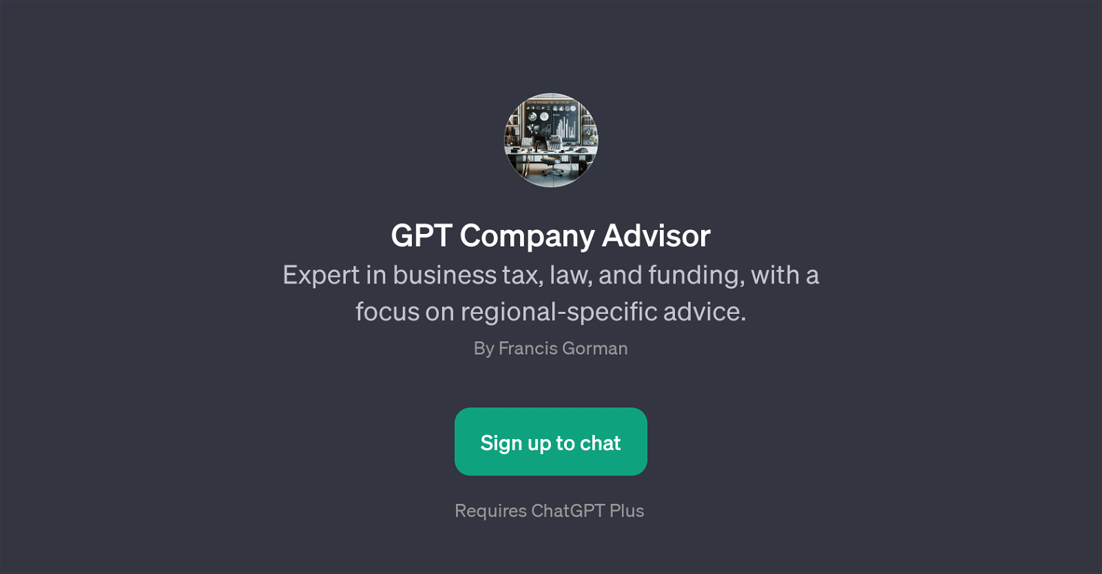 GPT Company Advisor website
