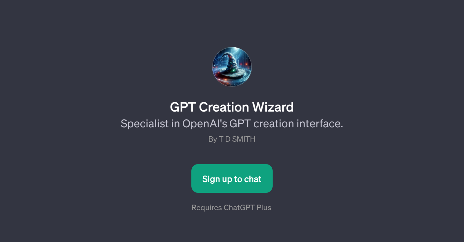GPT Creation Wizard website