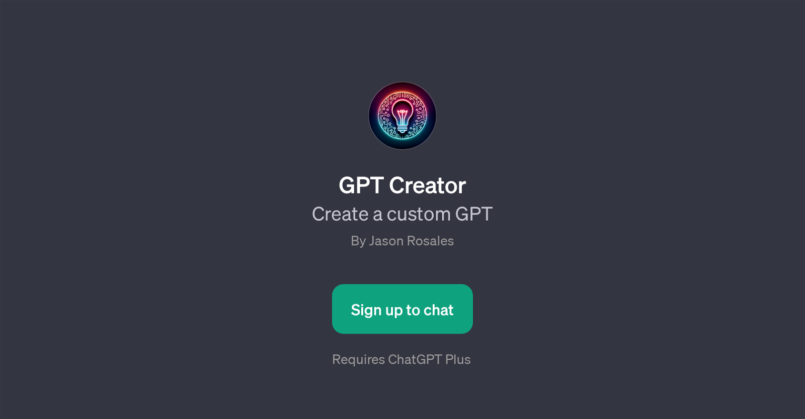 GPT Creator website