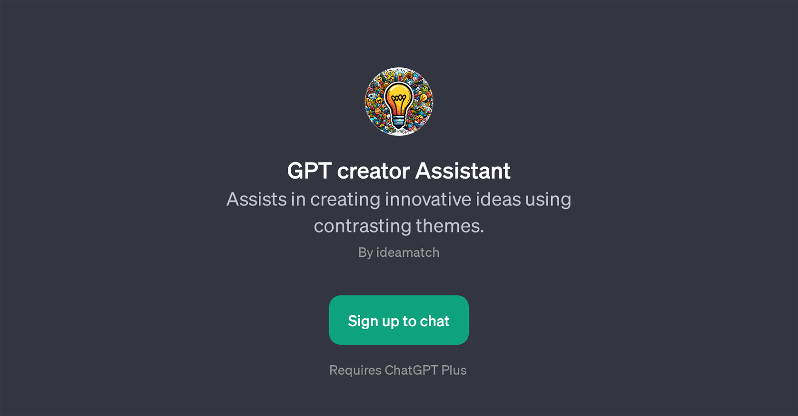 GPT creator Assistant website
