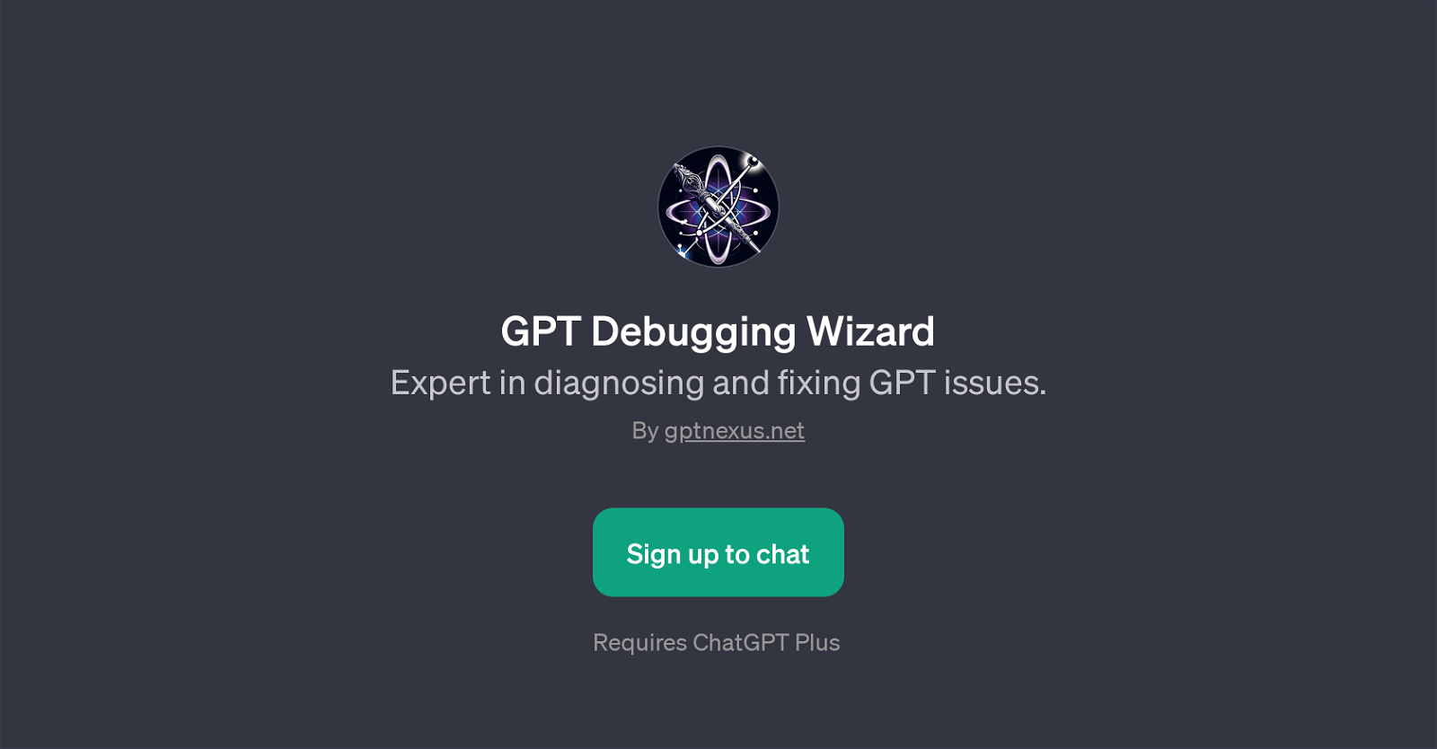 GPT Debugging Wizard website