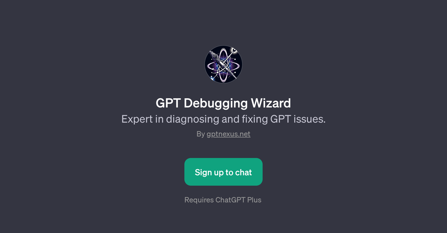 GPT Debugging Wizard website