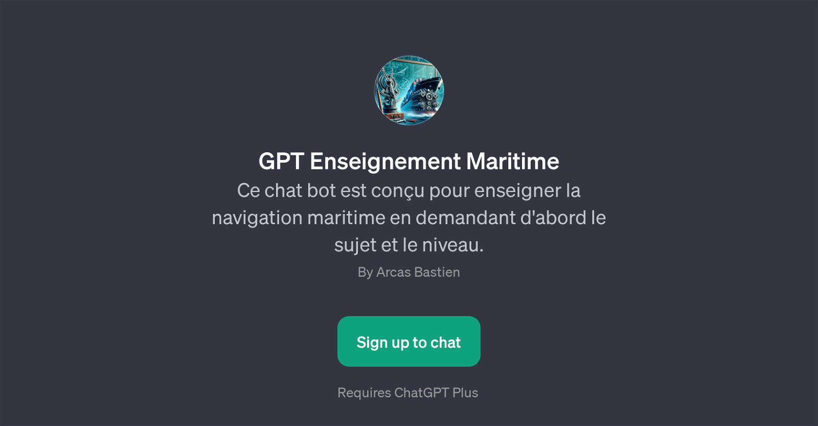 GPT Enseignement Maritime website