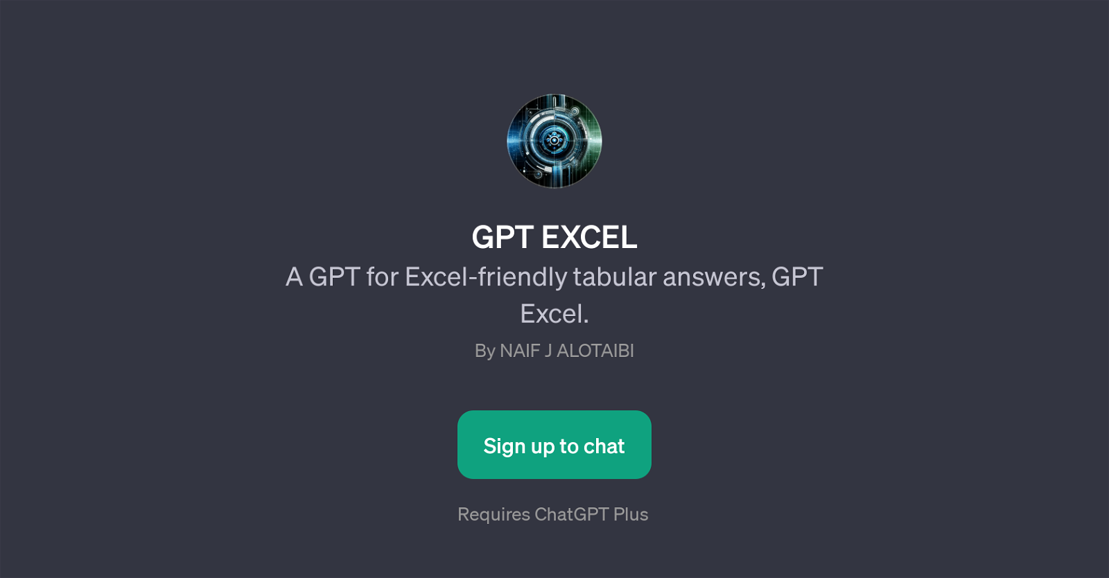 GPT Excel website