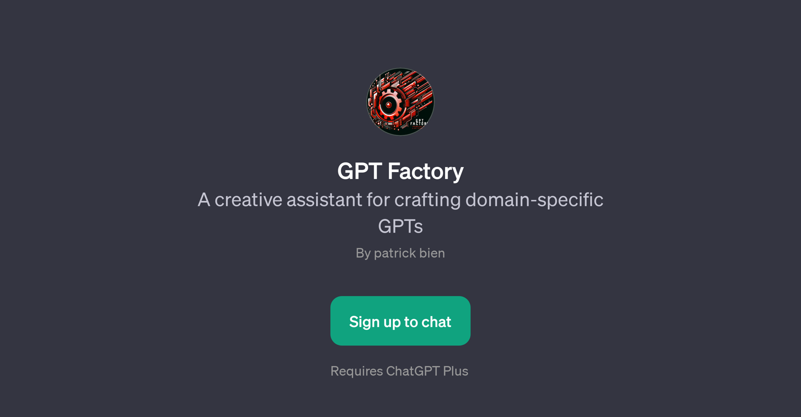 GPT Factory website