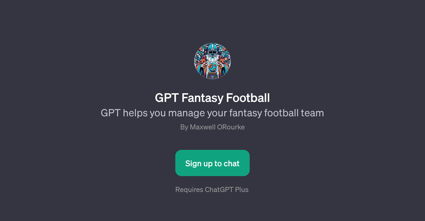 GPT Fantasy Football website