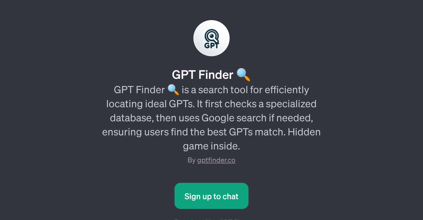 GPT Finder website