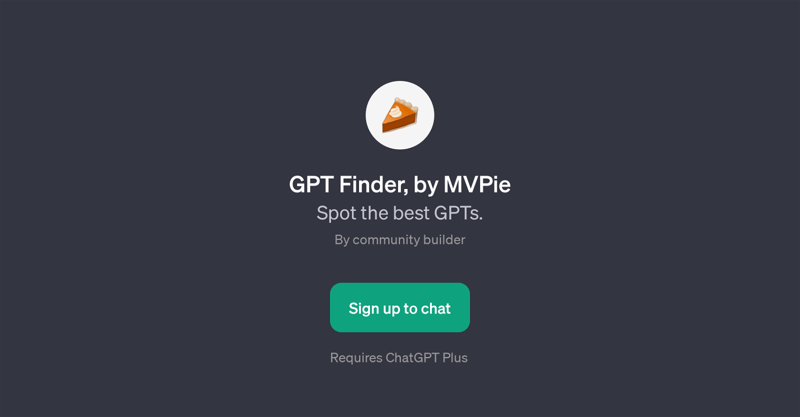 GPT Finder, by MVPie website