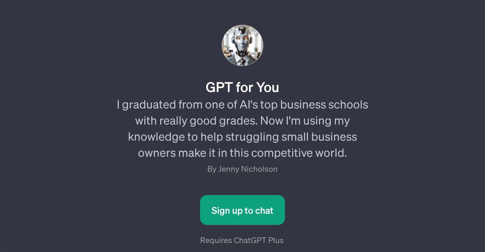GPT for You website