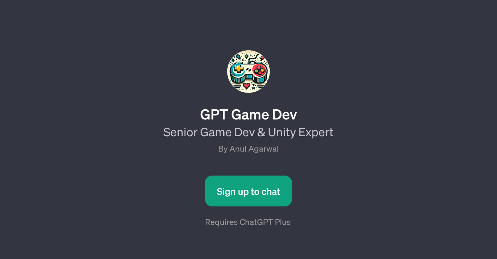 GPT Game Dev website