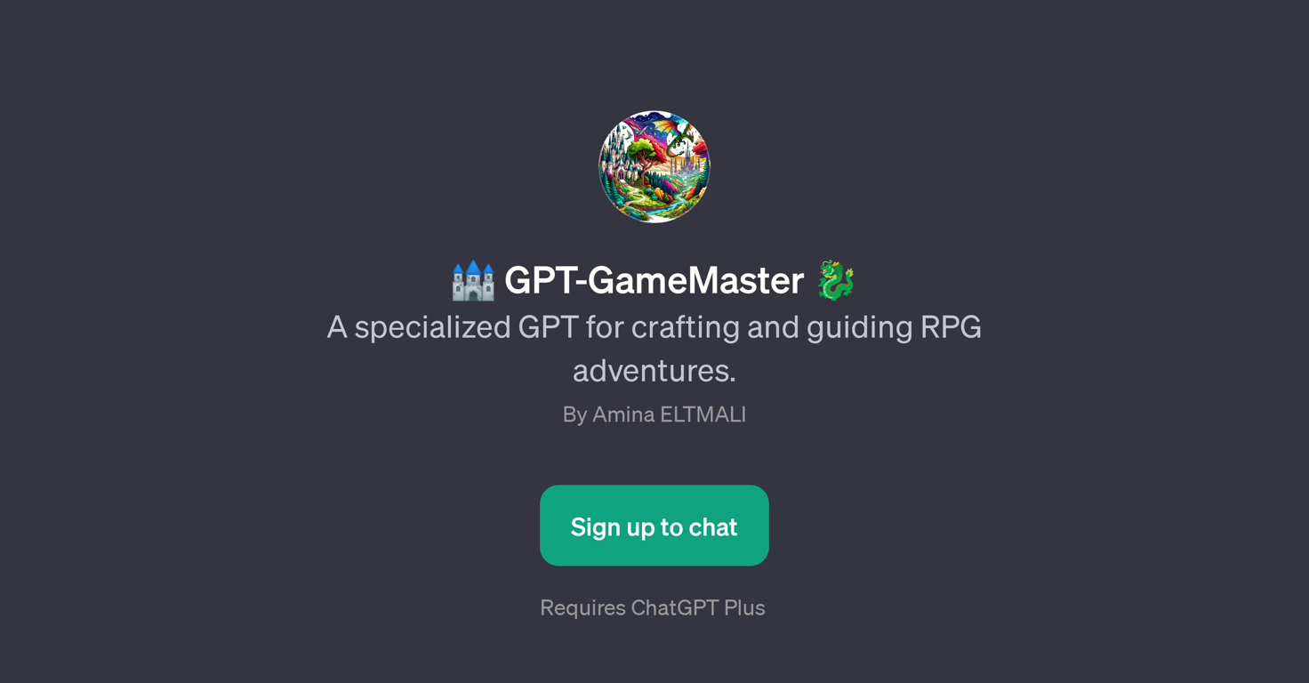 GPT-GameMaster website