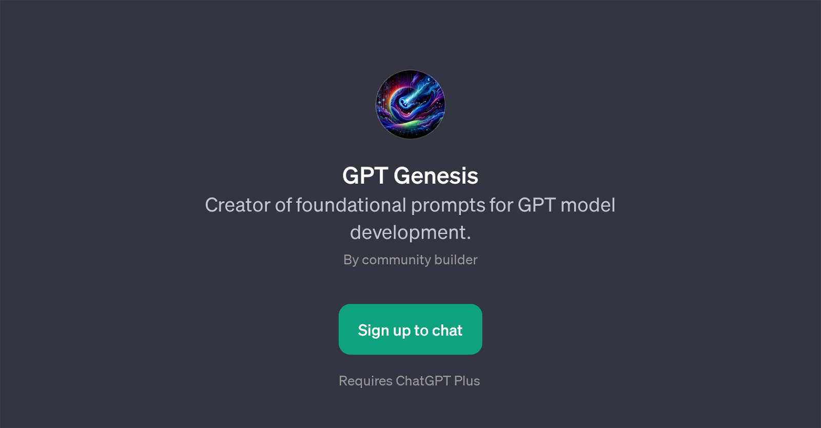 GPT Genesis website