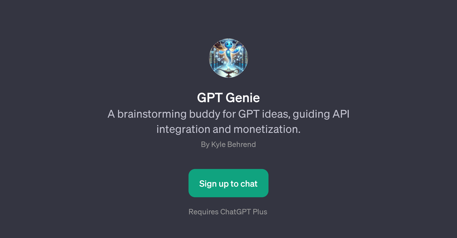 GPT Genie website