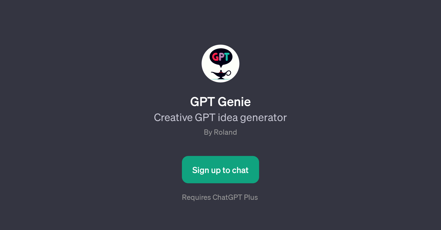 GPT Genie website