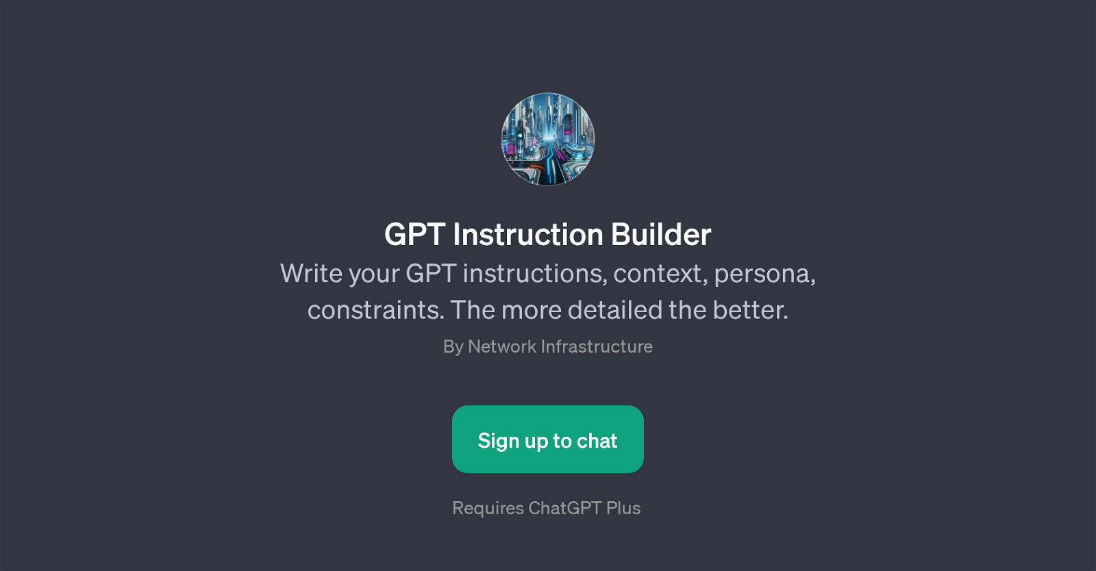 GPT Instruction Builder website