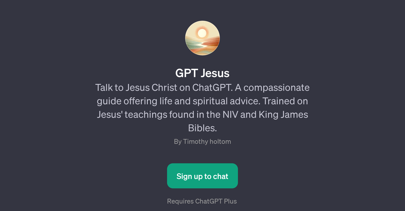 GPT Jesus website