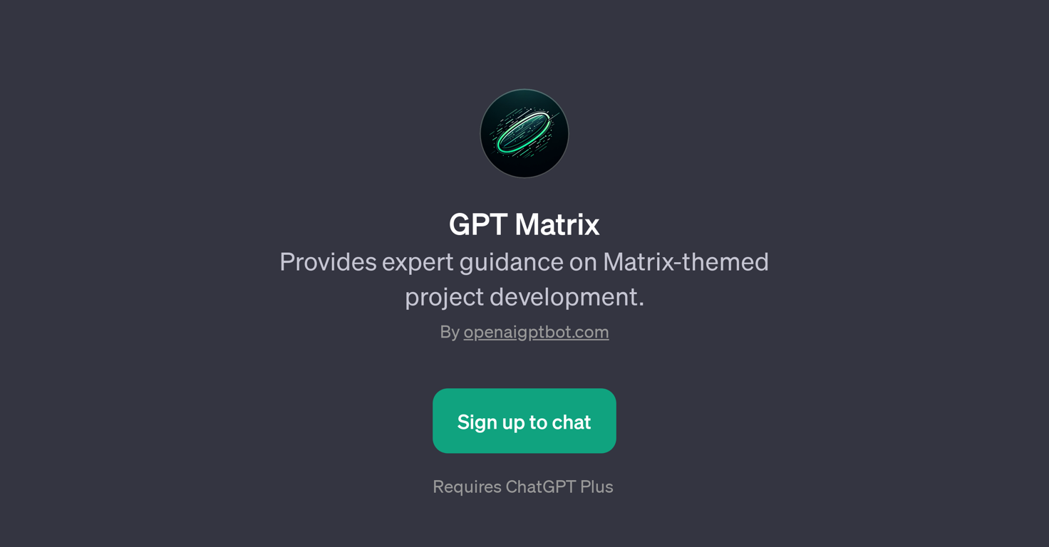 GPT Matrix website