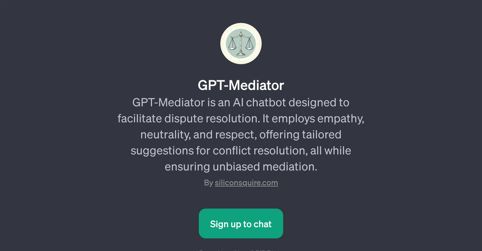 GPT-Mediator website