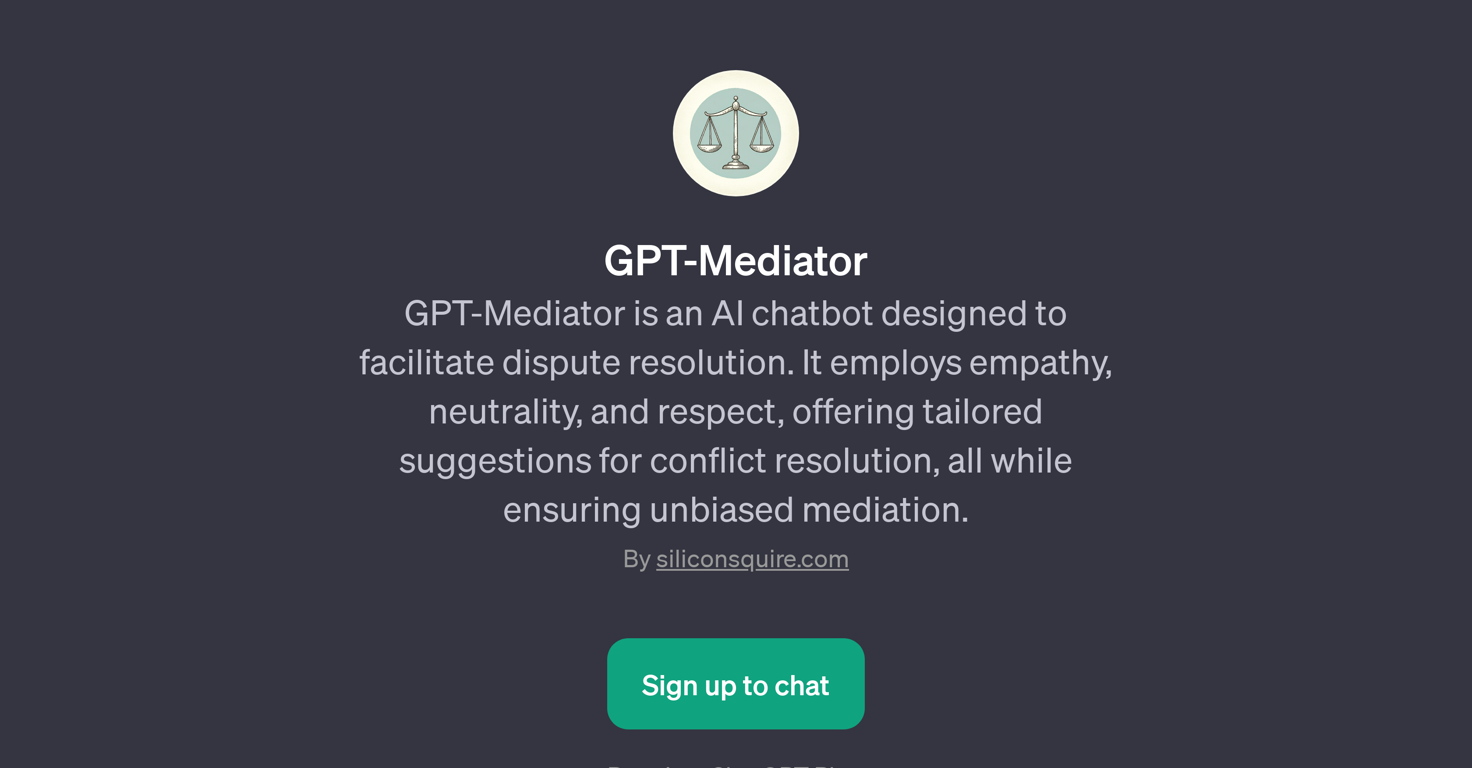 GPT-Mediator website