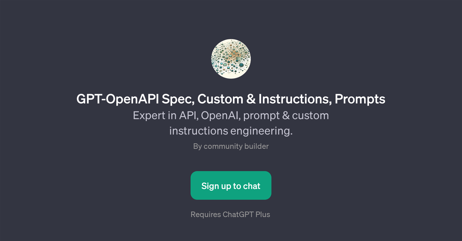 GPT-OpenAPI Spec, Custom & Instructions, Prompts website