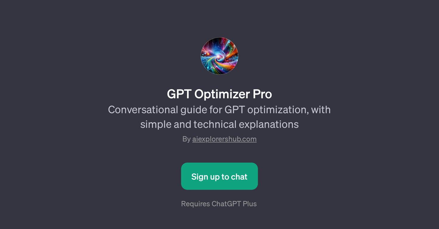 GPT Optimizer Pro website