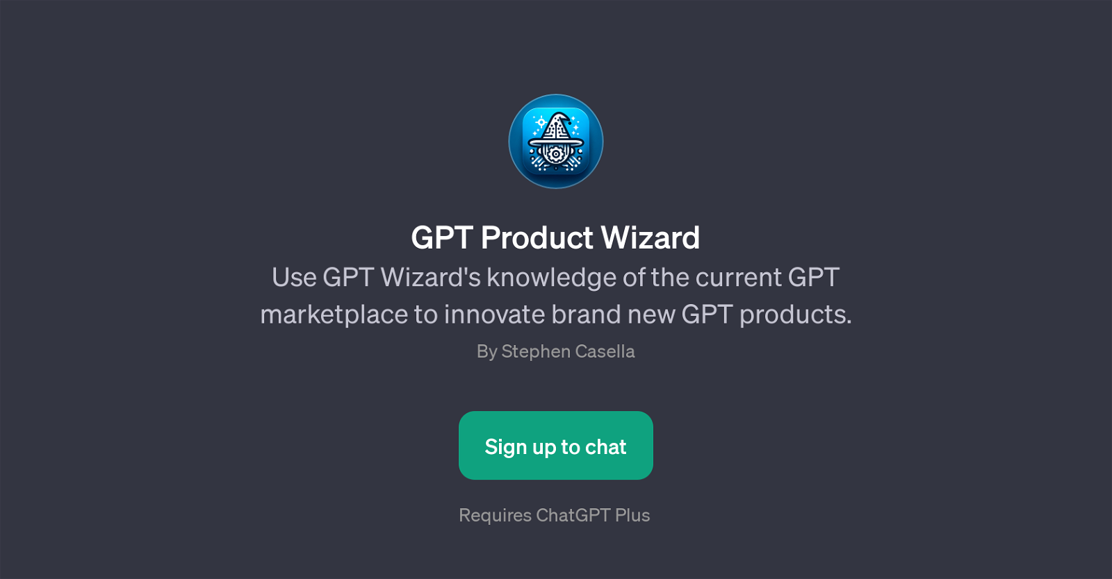 GPT Product Wizard website