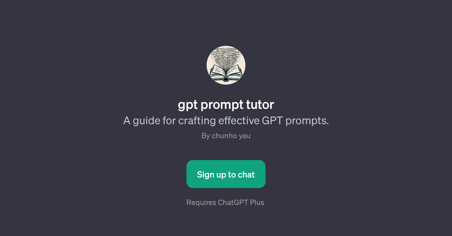 GPT Prompt Tutor website
