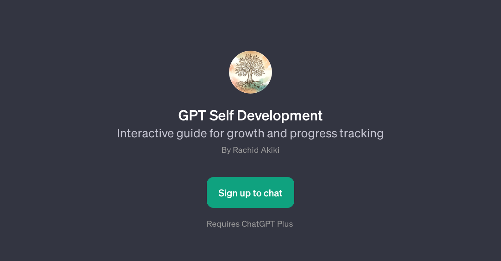 GPT Self Development website