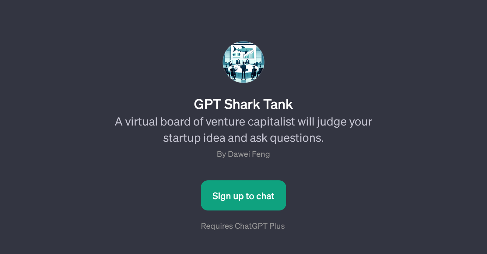 GPT Shark Tank website