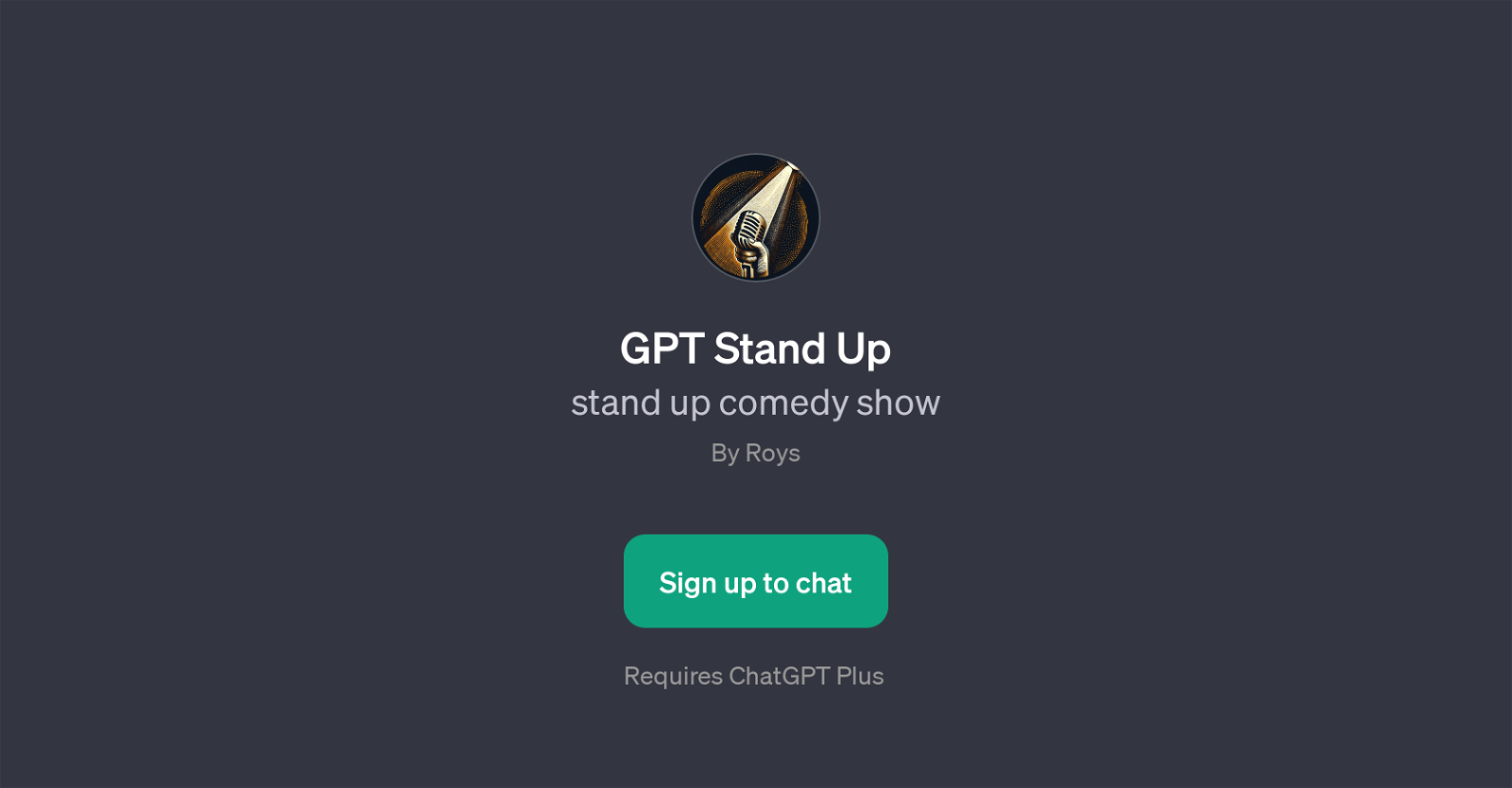 GPT Stand Up website
