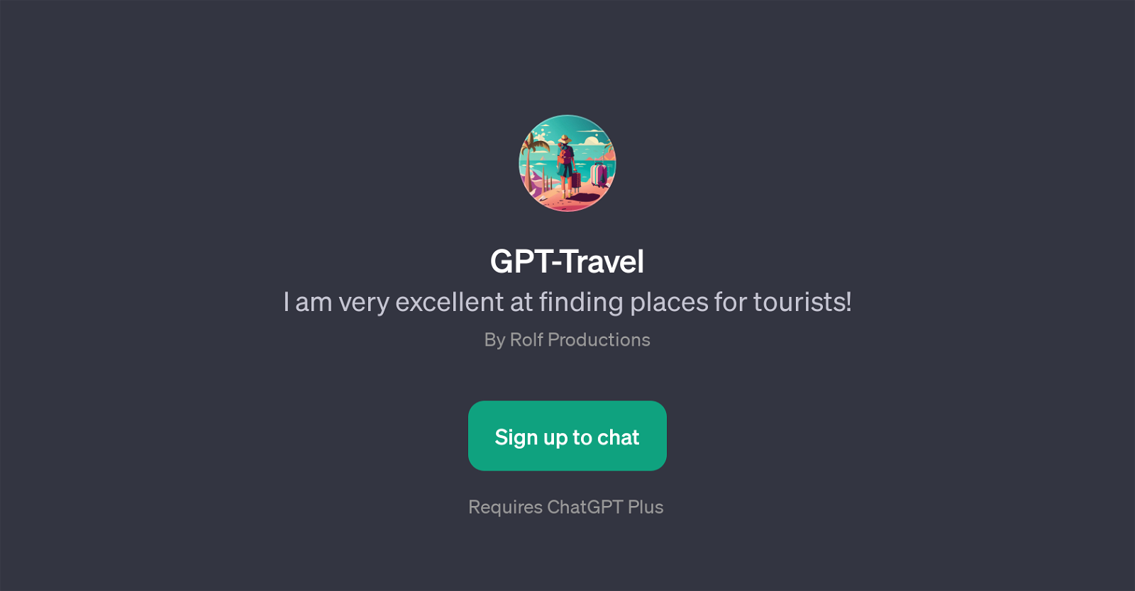GPT-Travel website