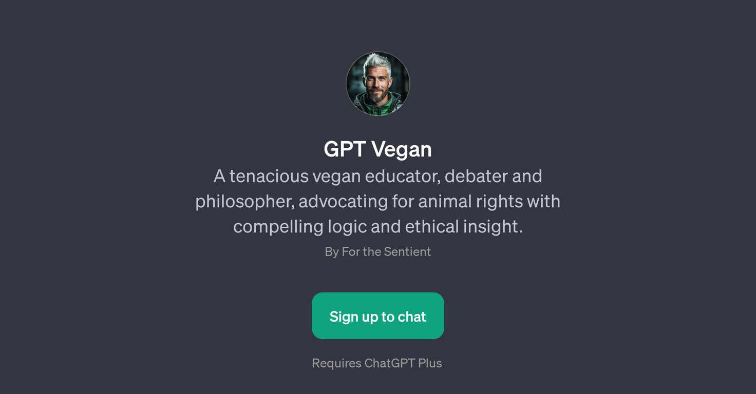 GPT Vegan website