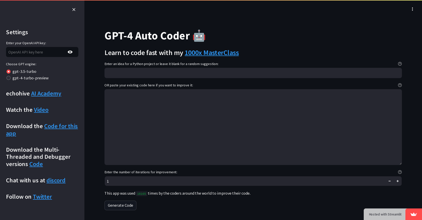 Gpt4autocoder website