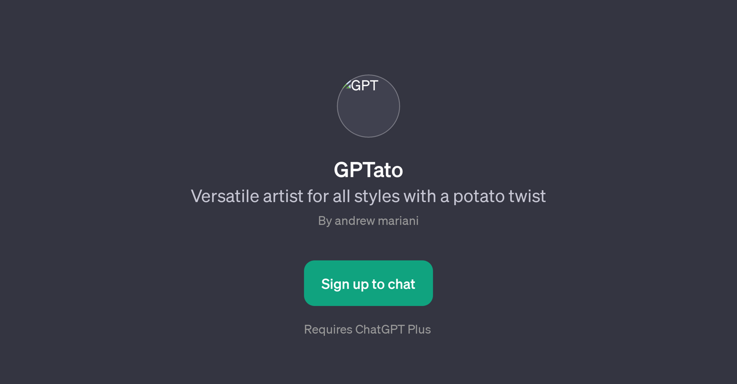 GPTato website