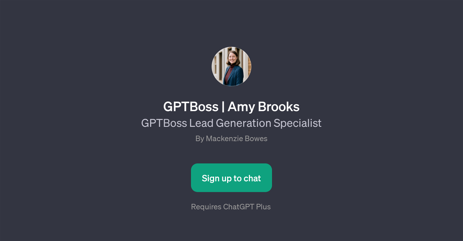 GPTBoss | Amy Brooks website