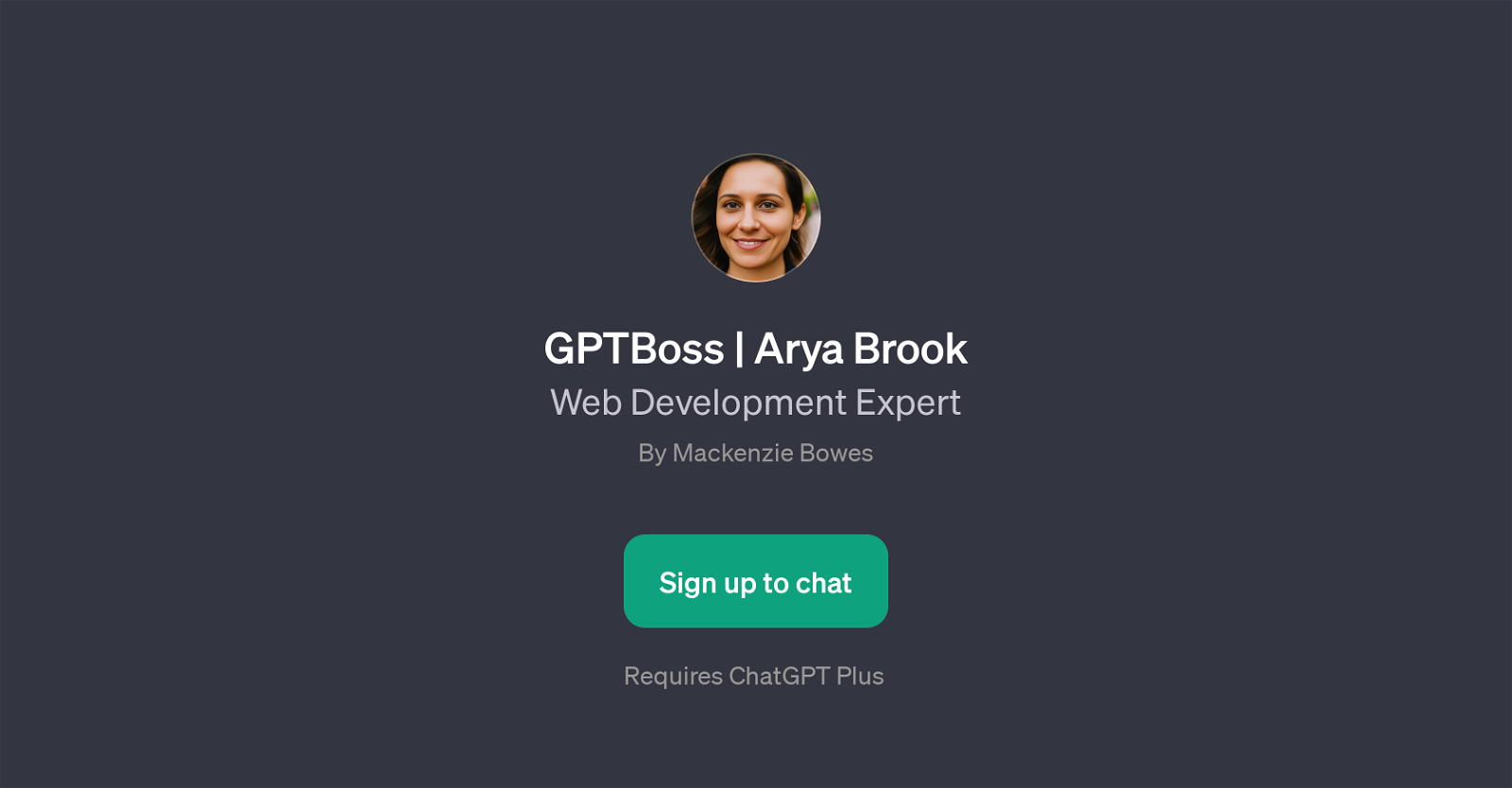 GPTBoss | Arya Brook website