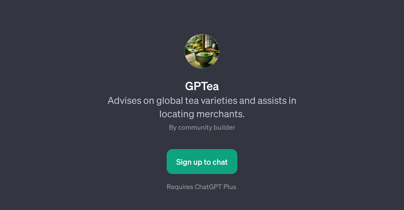 GPTea website