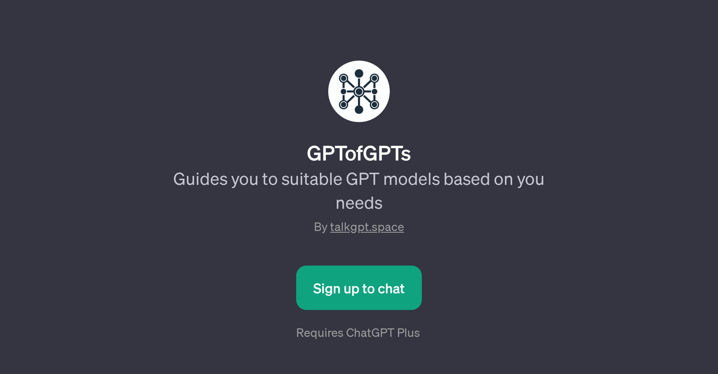 GPTofGPTs website