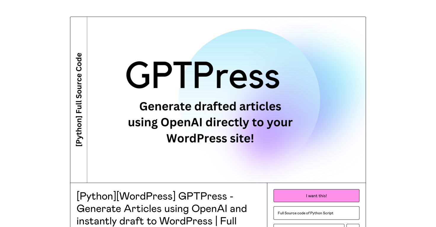 GPTPress website