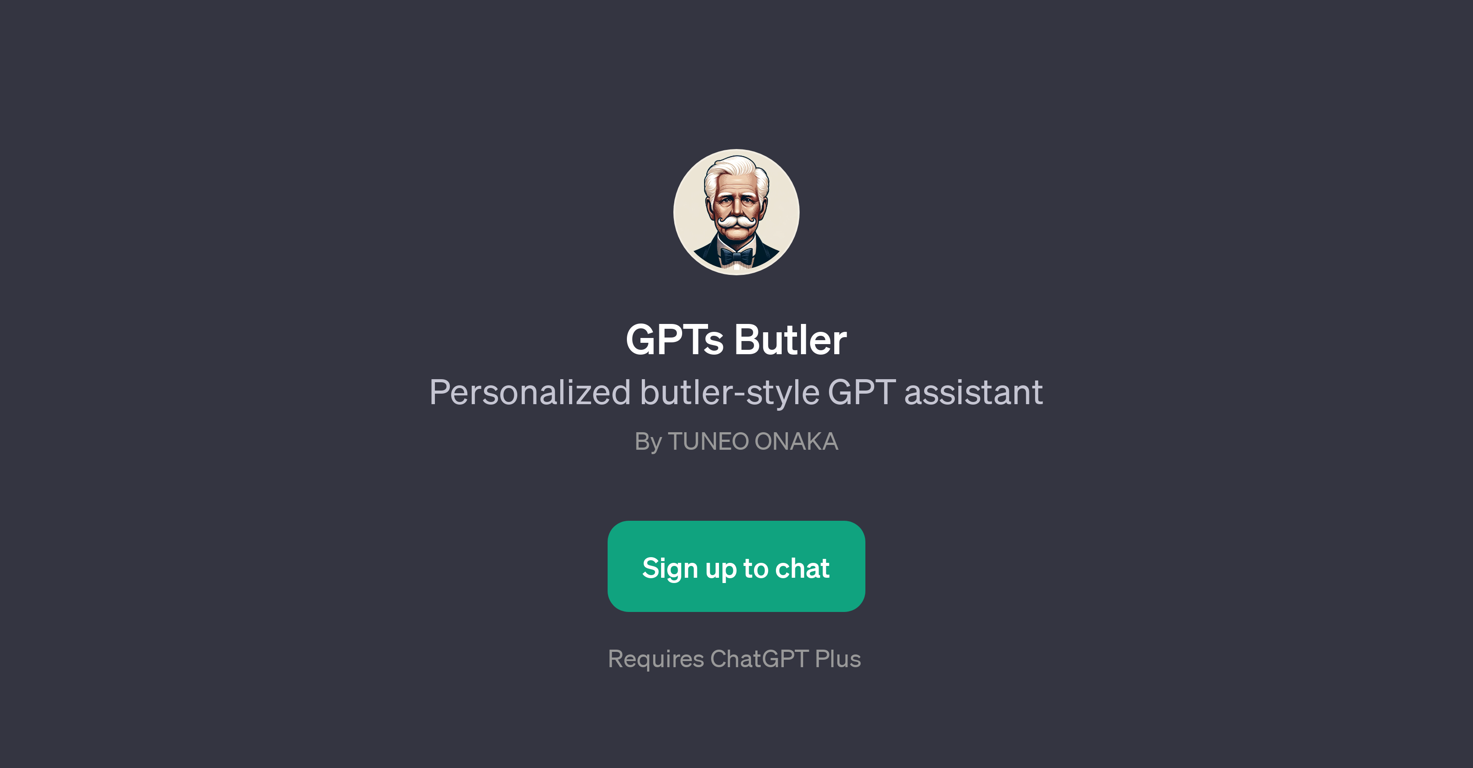 GPTs Butler website