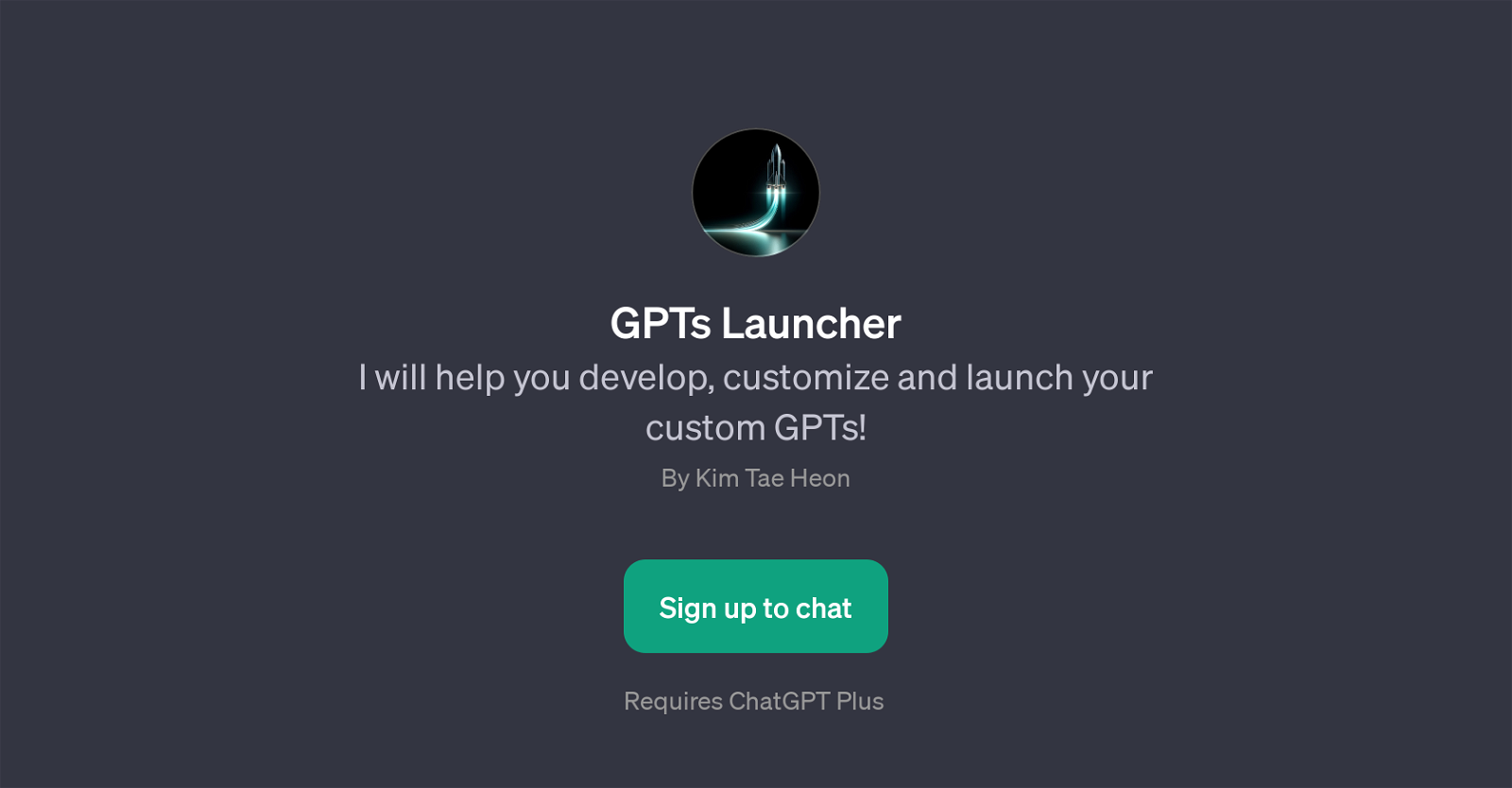 GPTs Launcher website