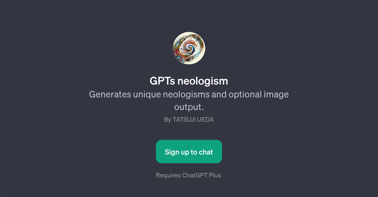 GPTs Neologism website