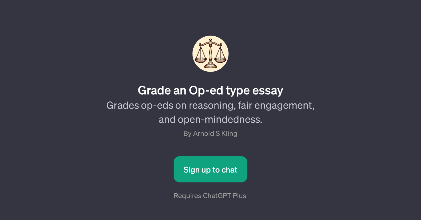 Grade an Op-ed type essay website