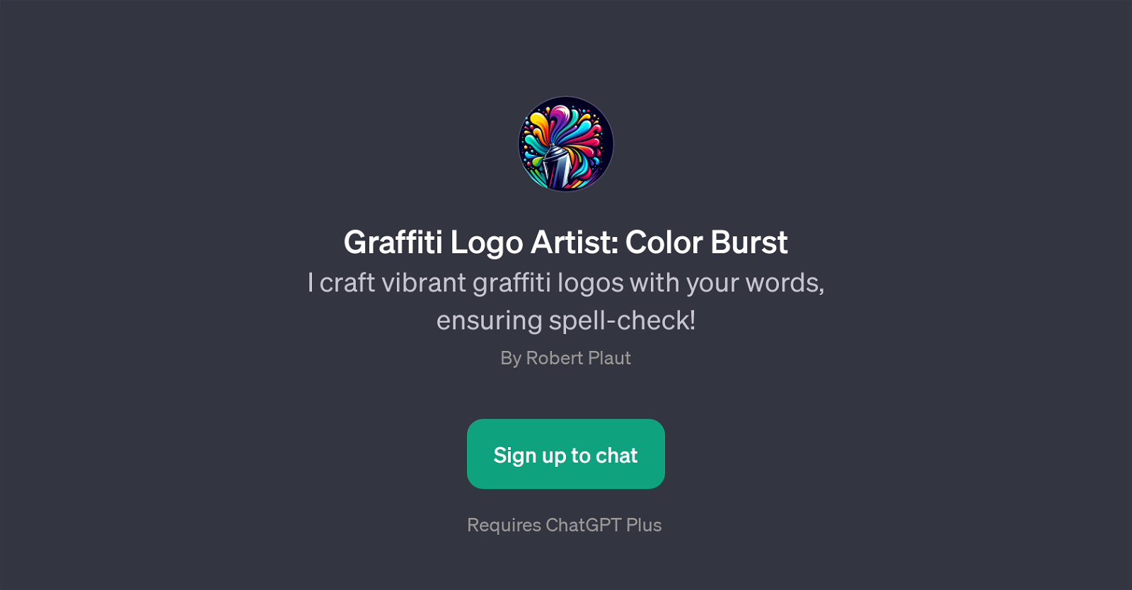 Graffiti Logo Artist: Color Burst website
